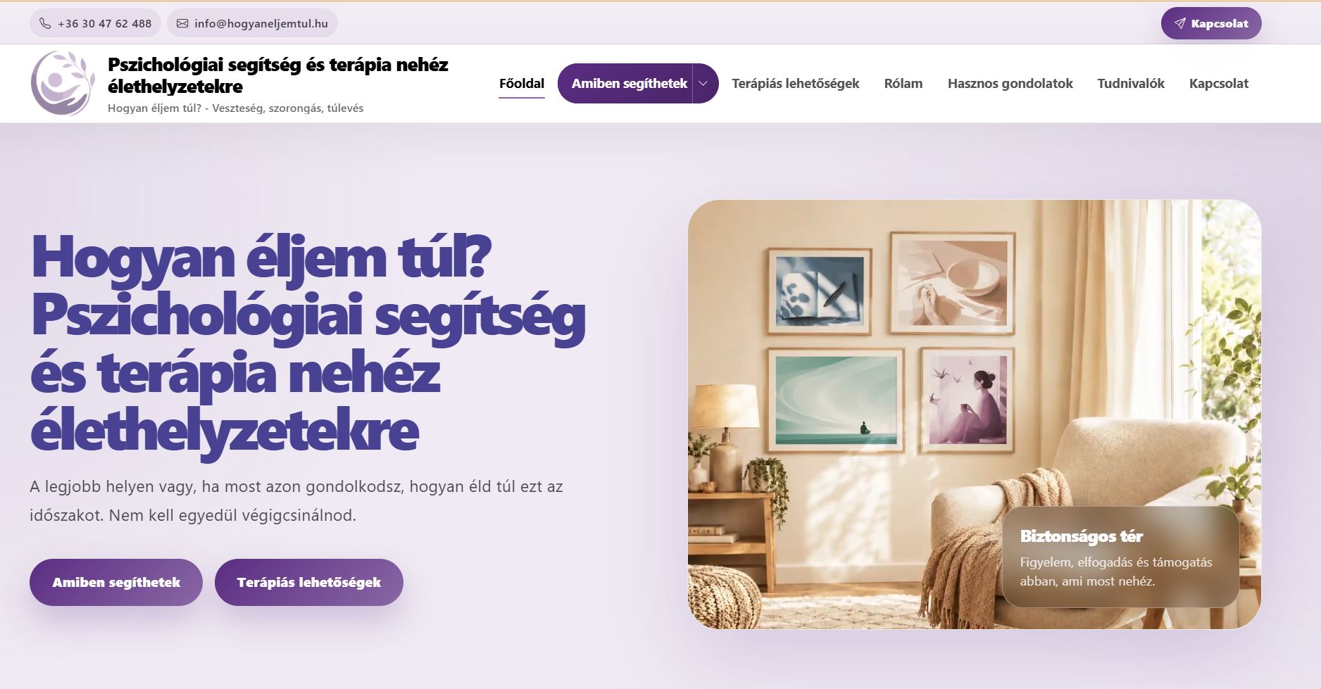 Moduláris weboldal szakértői támogatással